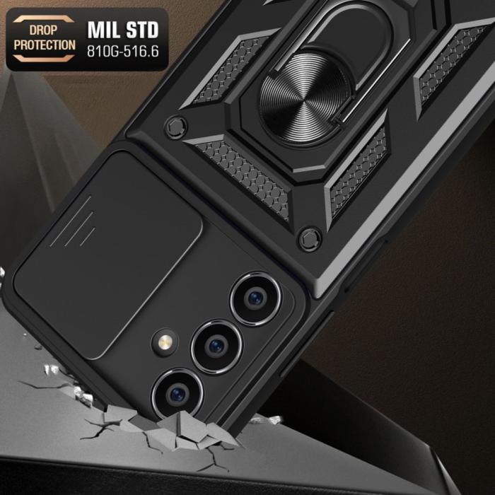 Bild 2, Tech-Protect Tech-Protect Samsung Galaxy S23 FE Skal CamShield Pro Svart - Teknikhallen.se