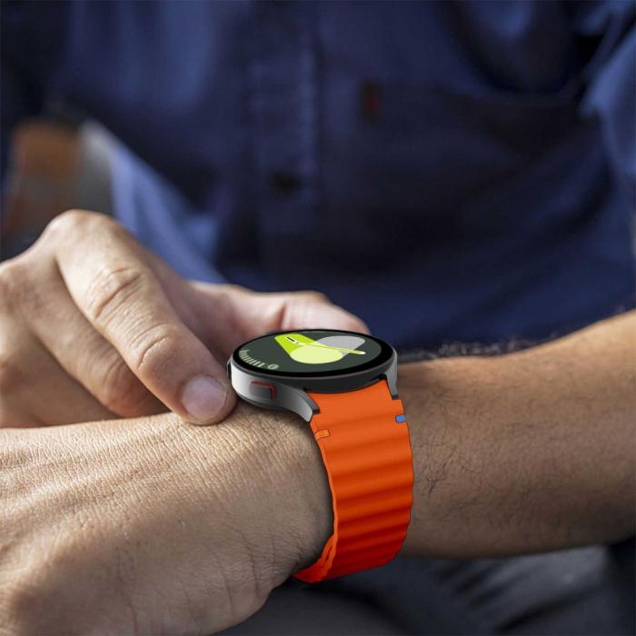 Bild 4, Tech-Protect Tech-Protect Galaxy Watch 4/5/5 Pro/6/7/FE Armband Silikon Sport - Teknikhallen.se
