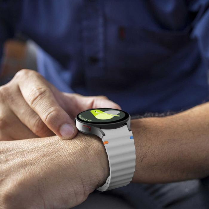 Bild 4, Tech-Protect Tech-Protect Galaxy Watch 4/5/5 Pro/6/7/FE Armband Silikon Sport - Teknikhallen.se