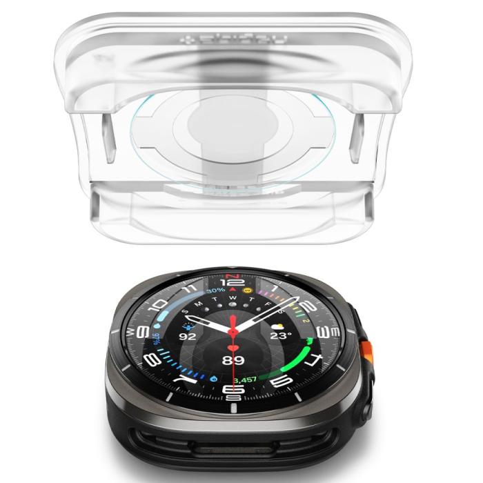 Bild 4, Spigen Spigen Galaxy Watch Ultra (2025) / 47 mm 2-PACK Skärmskydd 