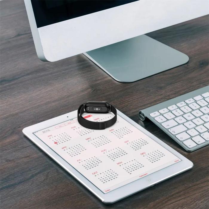 Bild 2, Tech-Protect Tech-Protect Xiaomi Smart Band 10/9/8 Armband MilaneseBand - Teknikhallen.se