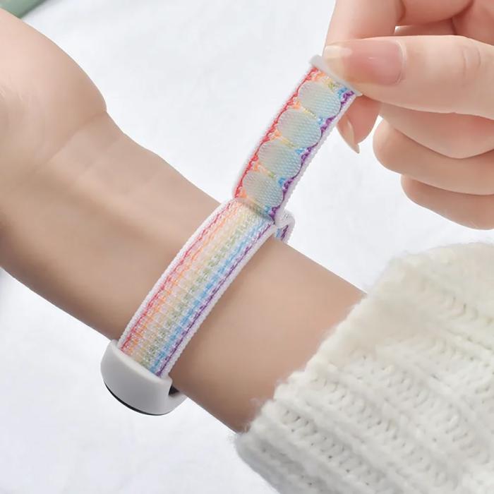 Bild 2, Tech-Protect Tech-Protect Xiaomi Smart Band 10/9/8 Armband Nylon Svart - Teknikhallen.se