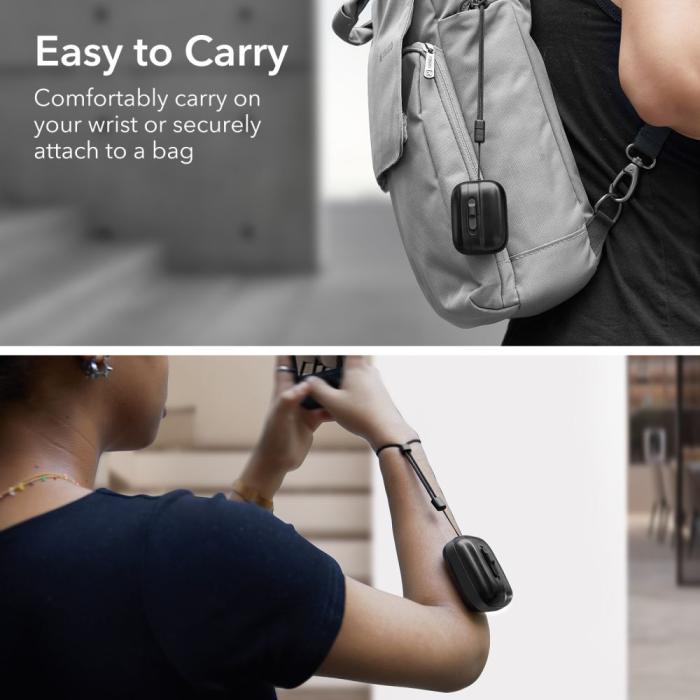 Bild 6, ESR ESR AirPods Pro 1/2 Skal MagSafe Pulse HaloLock Svart - Teknikhallen.se