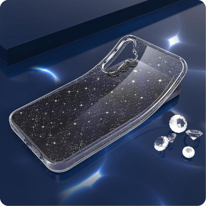 Bild 3, Tech-Protect Tech-Protect Galaxy S25 Skal FlexAir Glitter - Teknikhallen.se