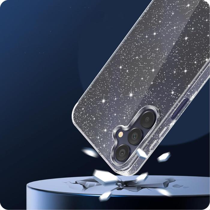 Bild 4, Tech-Protect Tech-Protect Galaxy S25 Skal FlexAir Glitter - Teknikhallen.se
