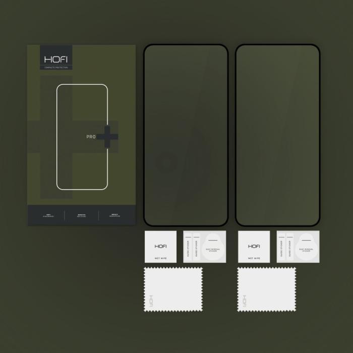 Bild 4, HOFI HOFI Galaxy S25 2-PACK Skärmskydd Pro+ Härdat Glas Svart - Teknikhallen.se
