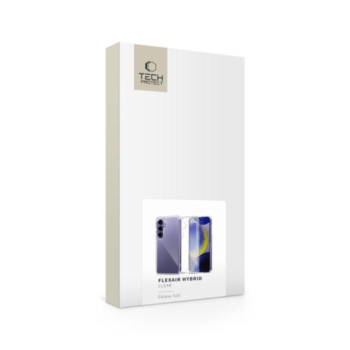 Bild 2, Tech-Protect Tech-Protect Galaxy S25 Skal FlexAir Hybrid Transparent - Teknikhallen.se