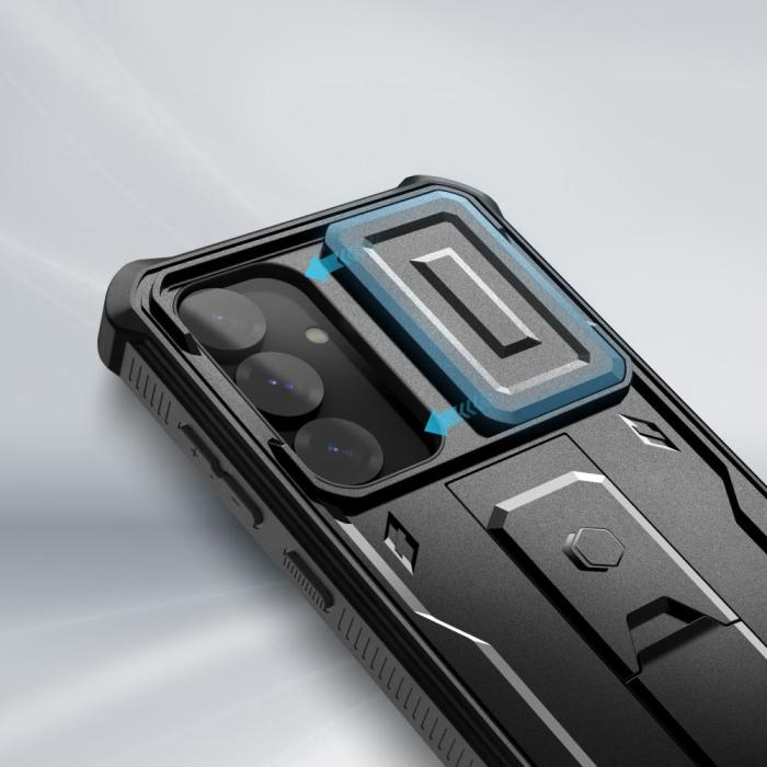 Bild 2, Tech-Protect Tech-Protect Galaxy S25 Plus Skal Kevlar Cam+ Svart - Teknikhallen.se