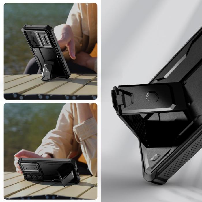 Bild 3, Tech-Protect Tech-Protect Galaxy S25 Plus Skal Kevlar Cam+ Svart - Teknikhallen.se