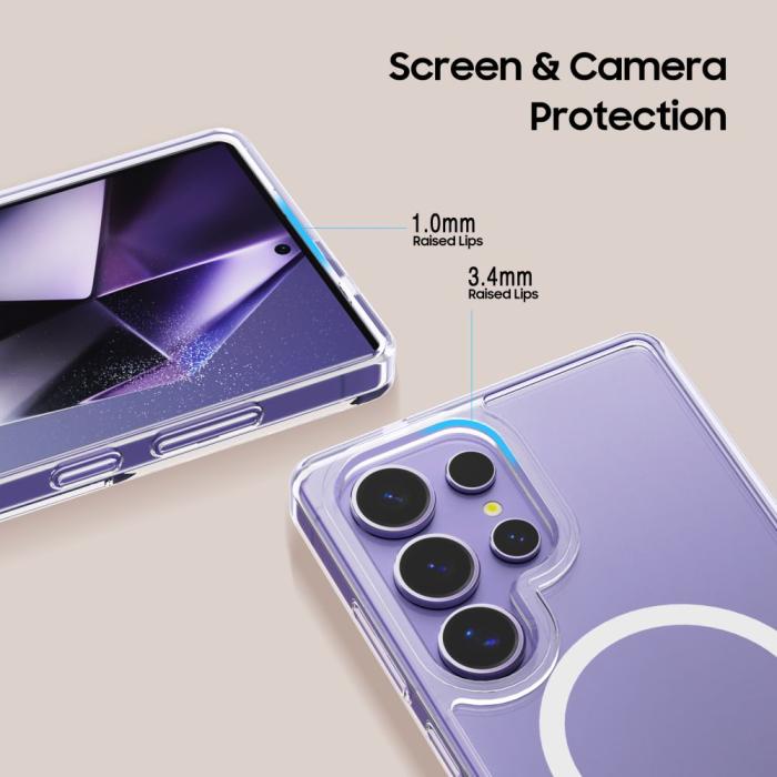 Bild 3, Tech-Protect Tech-Protect Galaxy S25 Ultra Skal MagSafe FlexAir Hybrid Transparent - Teknikhallen.se