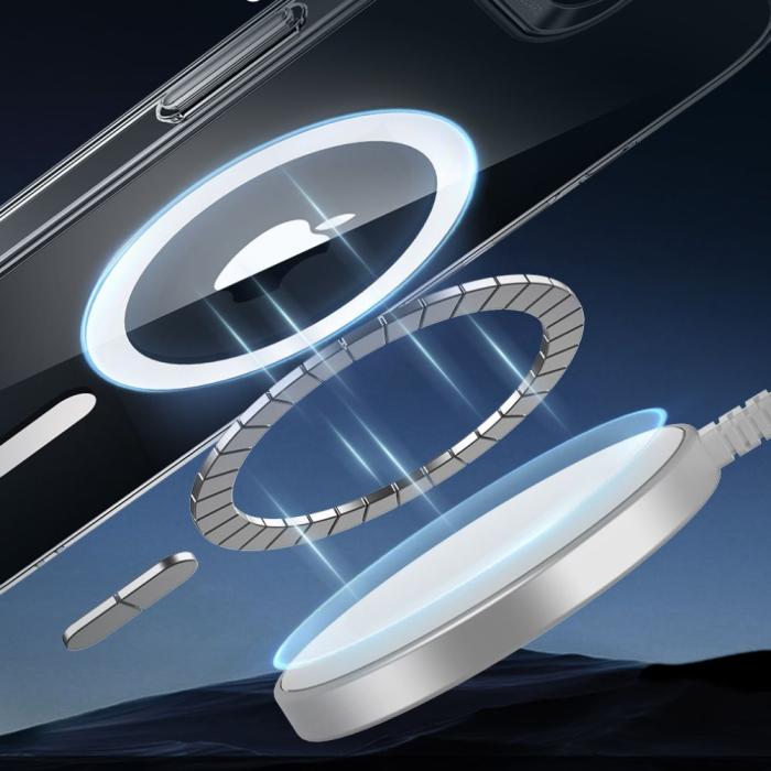 Bild 3, ESR ESR iPhone 17e / 16e Skal MagSafe CH HaloLock Transparent - Teknikhallen.se