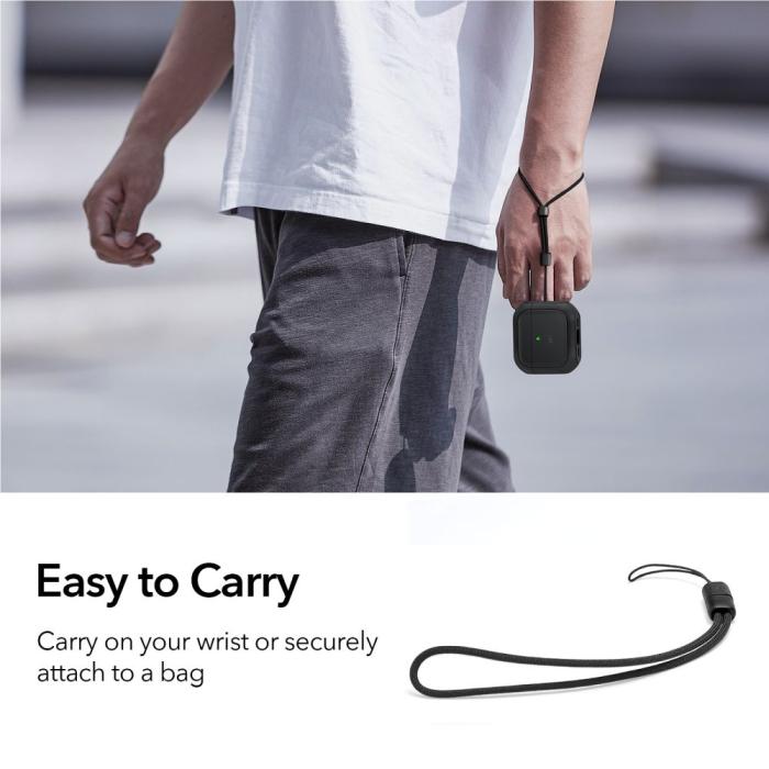 Bild 6, ESR ESR AirPods 4 Skal MagSafe Orbit HaloLock Svart - Teknikhallen.se