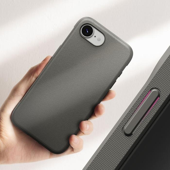 Bild 6, Ringke Ringke iPhone 17e / 16e Skal Onyx Grå - Teknikhallen.se