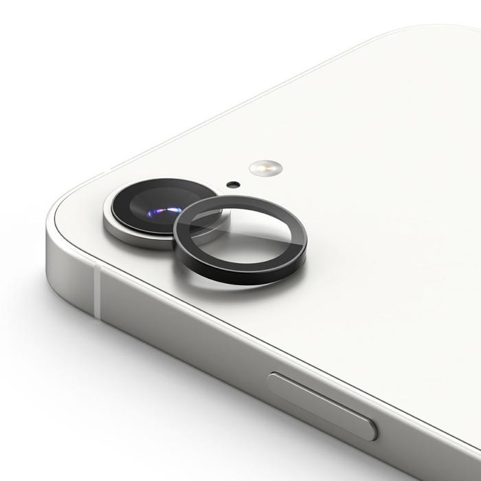 Bild 3, Ringke Ringke iPhone 17e / 16e 2-PACK Linsskydd Härdat Glas Svart - Teknikhallen.se