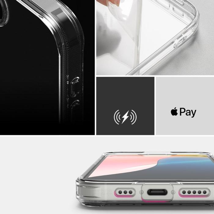 Bild 5, Ringke Ringke iPhone 17e / 16e Skal Fusion Transparent - Teknikhallen.se