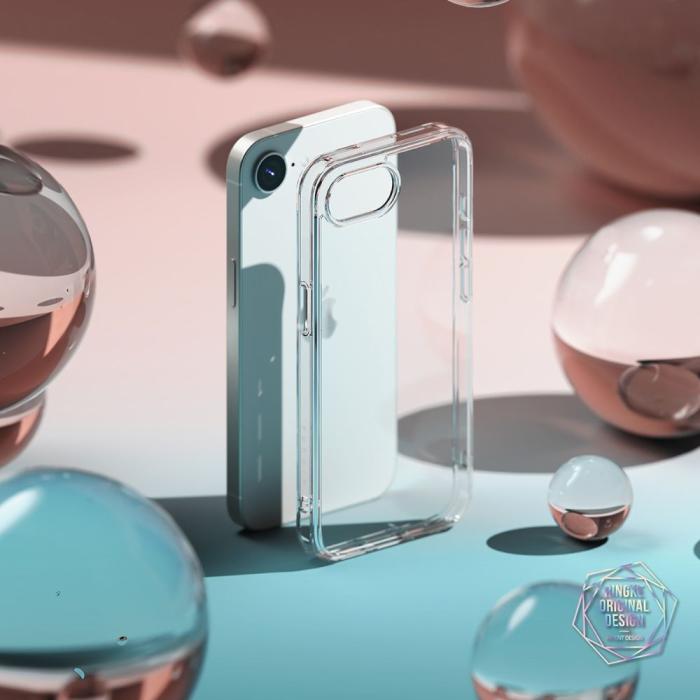 Bild 6, Ringke Ringke iPhone 17e / 16e Skal Fusion Transparent - Teknikhallen.se