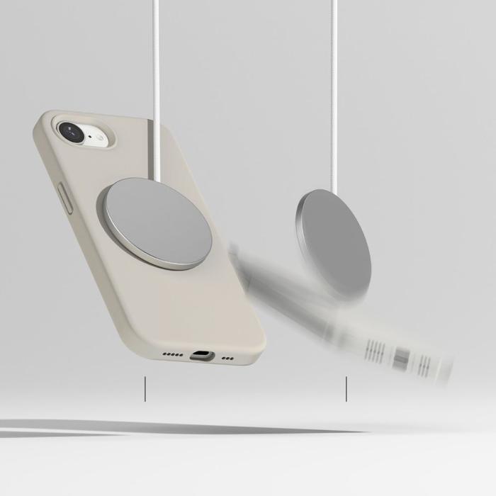 Bild 5, Ringke Ringke iPhone 17e / 16e Skal MagSafe Silikon Stone - Teknikhallen.se