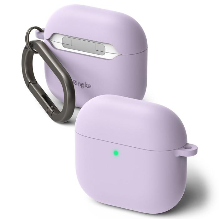 Bild 2, Ringke Ringke AirPods 4 Skal Silikon Ljus Lila - Teknikhallen.se