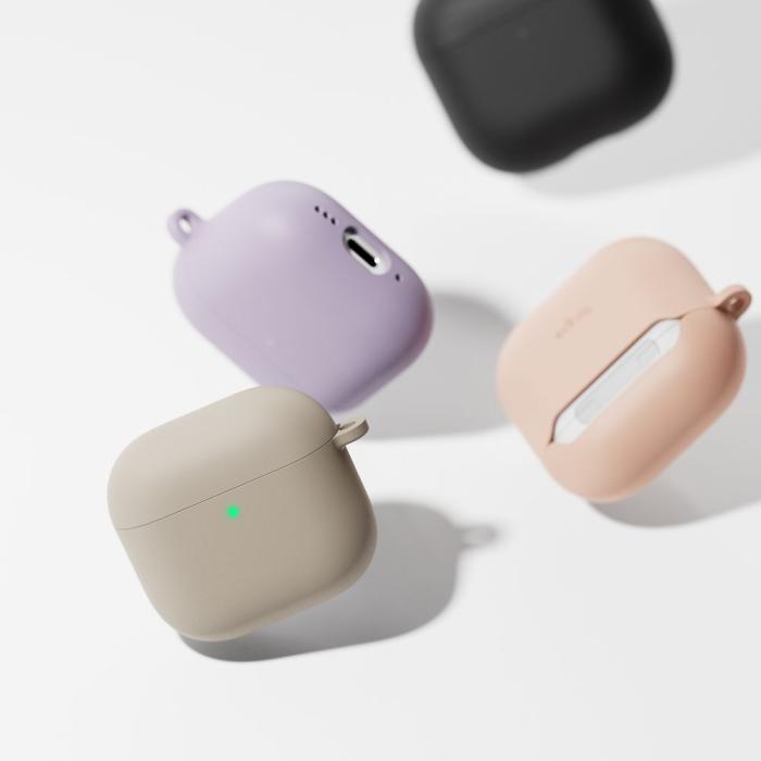 Bild 5, Ringke Ringke AirPods 4 Skal Silikon Ljus Lila - Teknikhallen.se