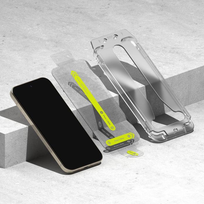 Bild 3, Ringke Ringke Pixel 9 / 9 Pro 2-PACK Easy Slide Skärmskydd Härdat Glas - Teknikhallen.se