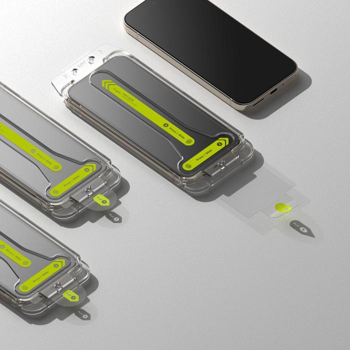Bild 6, Ringke Ringke Pixel 9 / 9 Pro 2-PACK Easy Slide Skärmskydd Härdat Glas - Teknikhallen.se