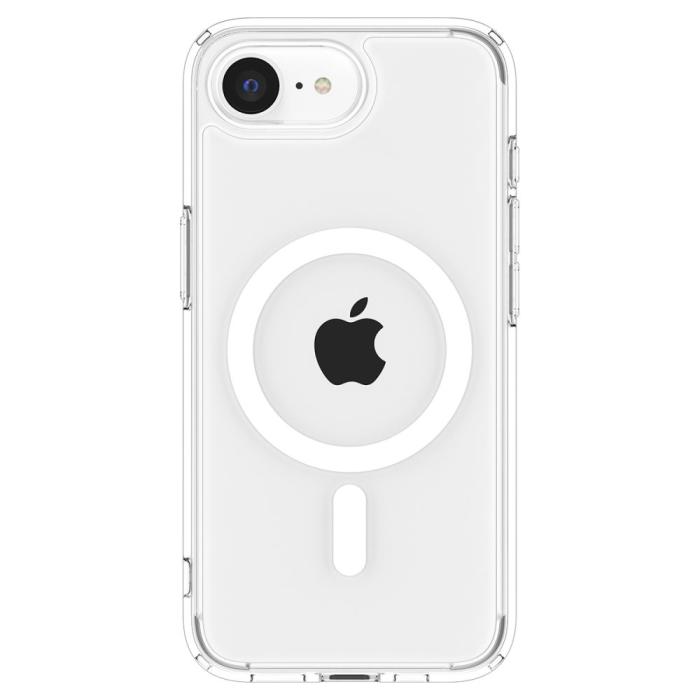Bild 2, Spigen Spigen iPhone 17e / 16e Skal MagSafe Mag Ultra Hybrid Vit - Teknikhallen.se
