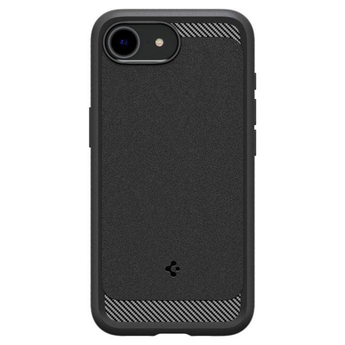 Bild 2, Spigen Spigen iPhone 17e / 16e Skal MagSafe Mag Rugged Armor Svart - Teknikhallen.se