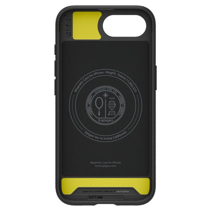 Bild 3, Spigen Spigen iPhone 17e / 16e Skal MagSafe Mag Rugged Armor Svart - Teknikhallen.se