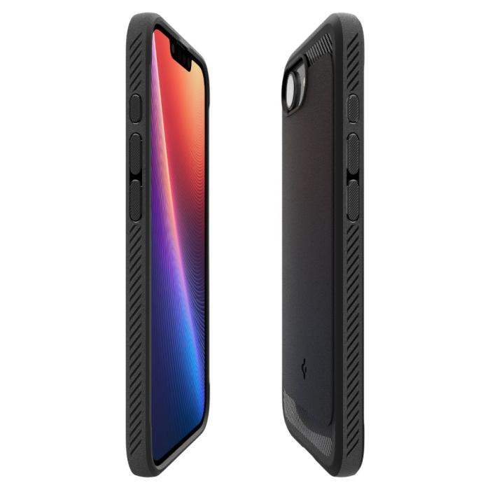 Bild 6, Spigen Spigen iPhone 17e / 16e Skal MagSafe Mag Rugged Armor Svart - Teknikhallen.se