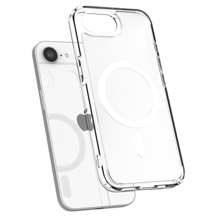 Bild 6, Spigen Spigen iPhone 17e / 16e Skal MagSafe Ultra Hybrid Frost White - Teknikhallen.se