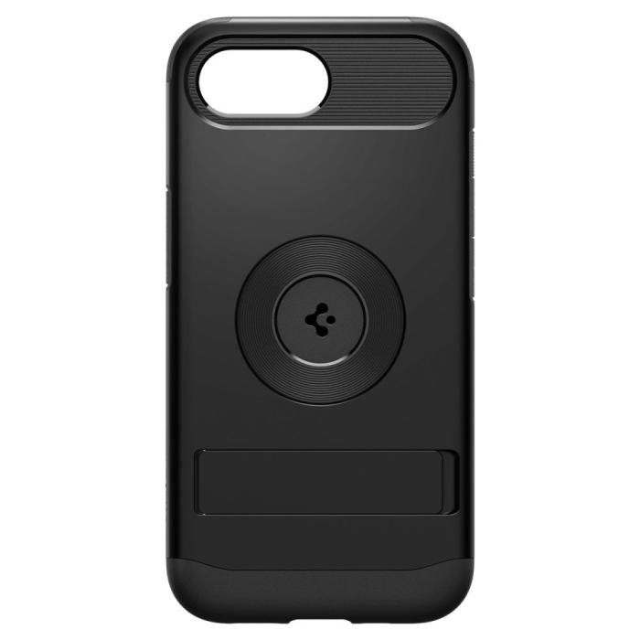 Bild 3, Spigen Spigen iPhone 17e / 16e Skal MagSafe Slim Armor Svart - Teknikhallen.se
