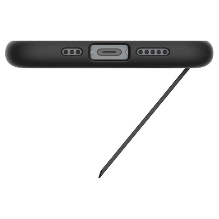 Bild 5, Spigen Spigen iPhone 17e / 16e Skal MagSafe Slim Armor Svart - Teknikhallen.se