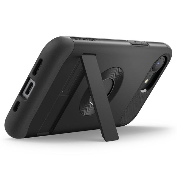 Bild 6, Spigen Spigen iPhone 17e / 16e Skal MagSafe Slim Armor Svart - Teknikhallen.se