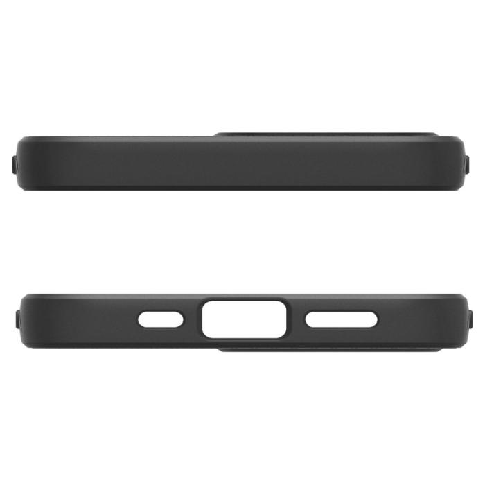 Bild 5, Spigen Spigen iPhone 17e / 16e Skal Liquid Air Matt Svart - Teknikhallen.se
