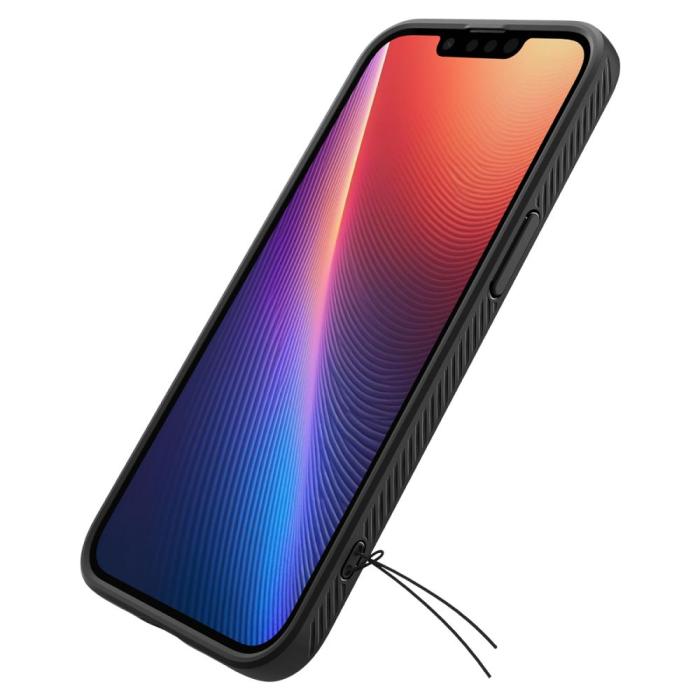 Bild 6, Spigen Spigen iPhone 17e / 16e Skal Liquid Air Matt Svart - Teknikhallen.se