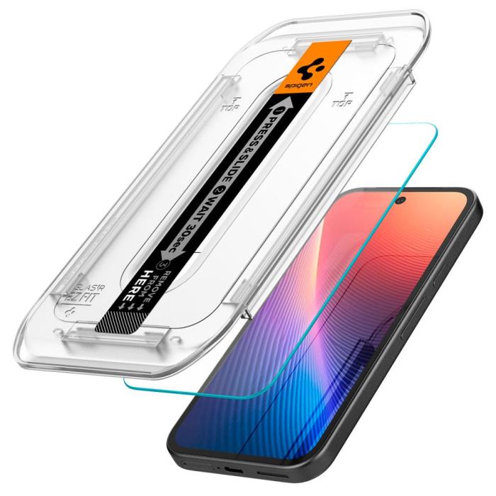 Bild 2, Spigen Spigen Google Pixel 9a 2-PACK Skärmskydd GLAS.tR 
