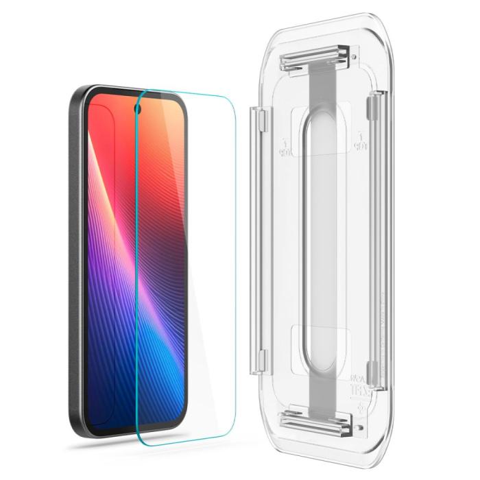 Bild 3, Spigen Spigen Google Pixel 9a 2-PACK Skärmskydd GLAS.tR 