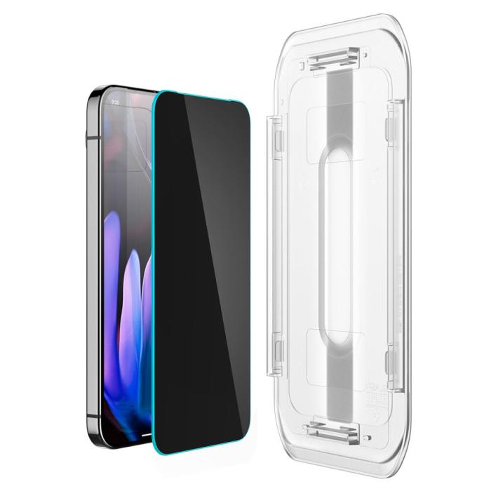 Bild 4, Spigen Spigen Google Pixel 9/9 Pro 2-PACK Skärmskydd GLAS.tR 