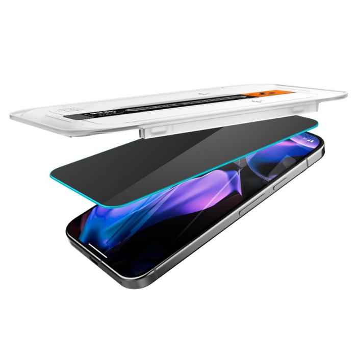 Bild 6, Spigen Spigen Google Pixel 9/9 Pro 2-PACK Skärmskydd GLAS.tR 