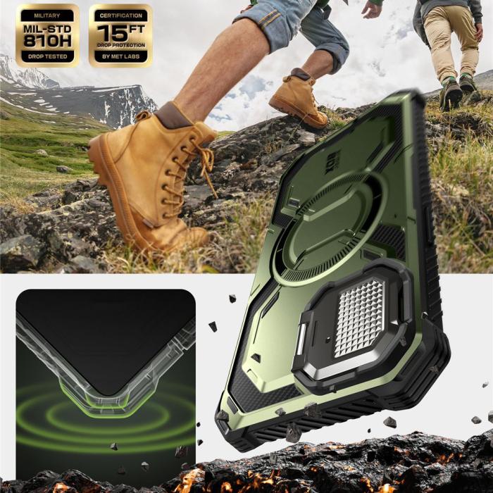 Bild 2, Supcase Supcase iPhone 17e / 16e Skal MagSafe Iblsn ArmorBox Guldan - Teknikhallen.se
