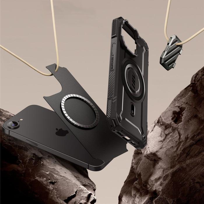 Bild 3, Supcase Supcase iPhone 17e / 16e Skal MagSafe UB XT Svart - Teknikhallen.se
