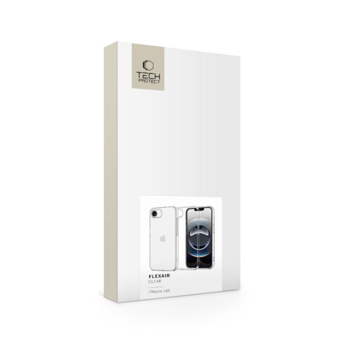 Bild 2, Tech-Protect Tech-Protect iPhone 17e / 16e Skal FlexAir Transparent - Teknikhallen.se