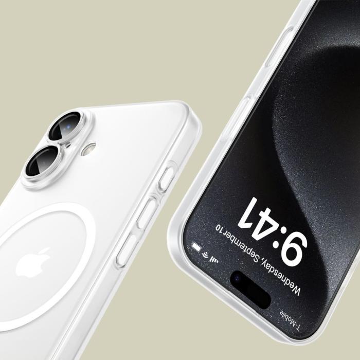 Bild 4, Tech-Protect Tech-Protect iPhone 17e / 16e Skal MagSafe MagSlim Matte Ice - Teknikhallen.se