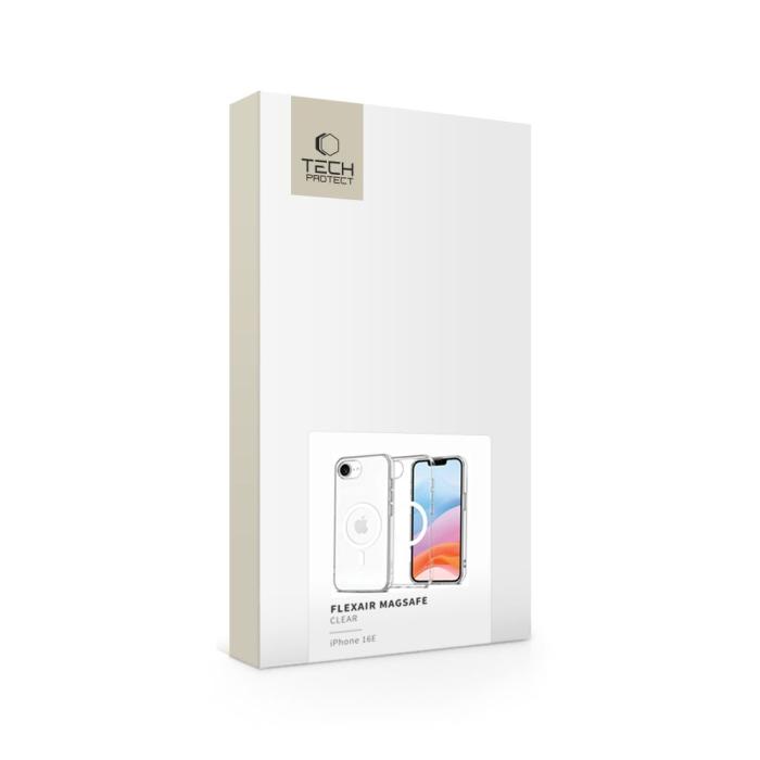 Bild 5, Tech-Protect Tech-Protect iPhone 17e / 16e Skal MagSafe FlexAir Transparent - Teknikhallen.se