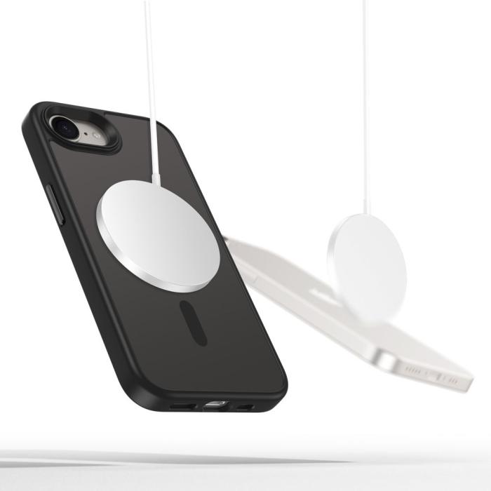 Bild 2, Tech-Protect Tech-Protect iPhone 17e / 16e Skal MagSafe MagMat Matt Svart - Teknikhallen.se
