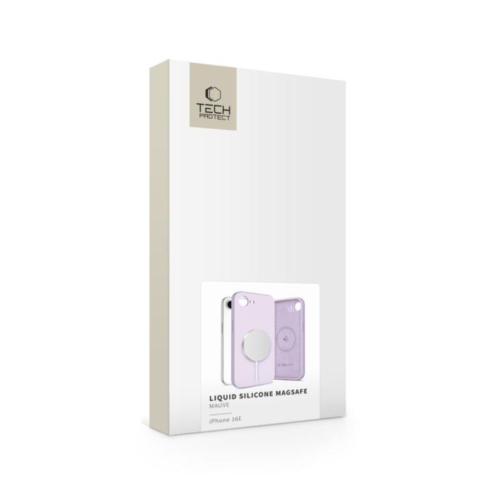 Bild 2, Tech-Protect Tech-Protect iPhone 17e/16e Skal MagSafe Liquid Silicone Mauve - Teknikhallen.se