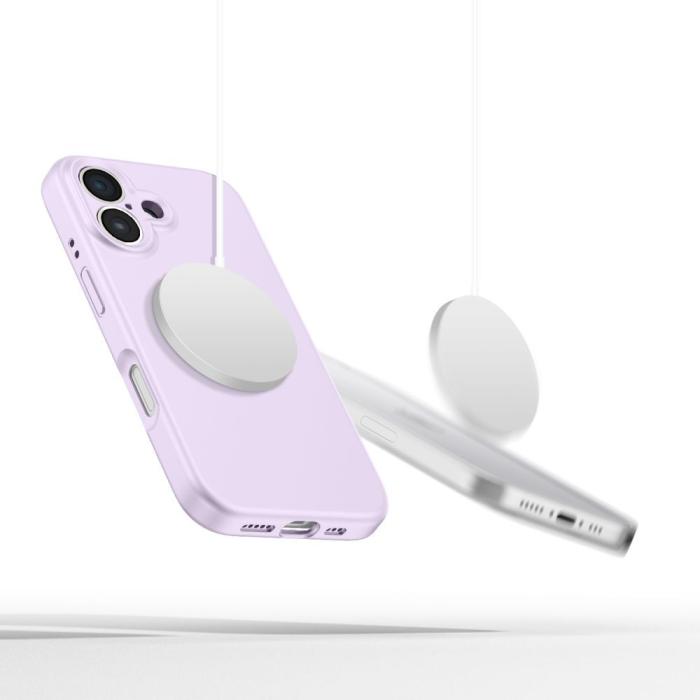 Bild 3, Tech-Protect Tech-Protect iPhone 17e/16e Skal MagSafe Liquid Silicone Mauve - Teknikhallen.se