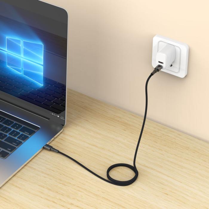 Bild 6, Tech-Protect Tech-Protect 3m 100W/3A PD USB-C-USB-C Kabel UltraBoost - Teknikhallen.se