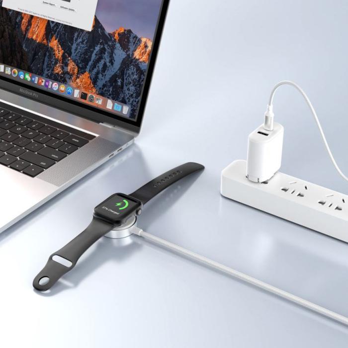 Bild 4, Tech-Protect Tech-Protect 1m Apple Watch Laddare UltraBoost Vit - Teknikhallen.se