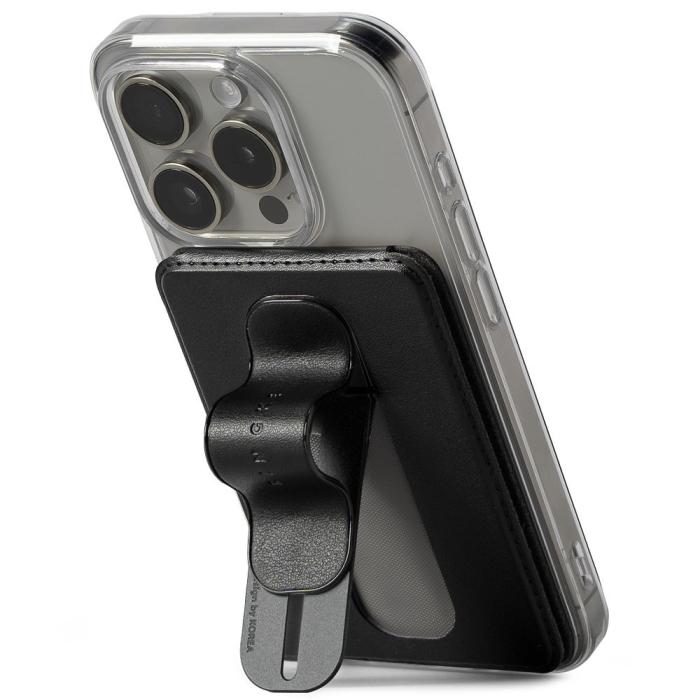 Bild 3, Ringke Ringke Magnetisk MagSafe Korthållare Wallet Slide Grip Svart - Teknikhallen.se